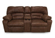 Franklin Furniture - Dakota 2 Piece Reclining Console Loveseat Set In Smokey - 596-L+R-SMOKEY - GreatFurnitureDeal