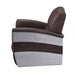 Acme Furniture - Brancaster Accent Chair, Retro Brown Top Grain Leather & Aluminum - 59716 - GreatFurnitureDeal