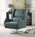 Acme Furniture - Eudora II Green Leather-Gel Accent Chair - 59737