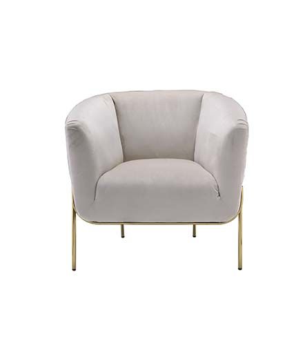 Acme Furniture - Carlson Accent Chair in Beige - 59792 - GreatFurnitureDeal
