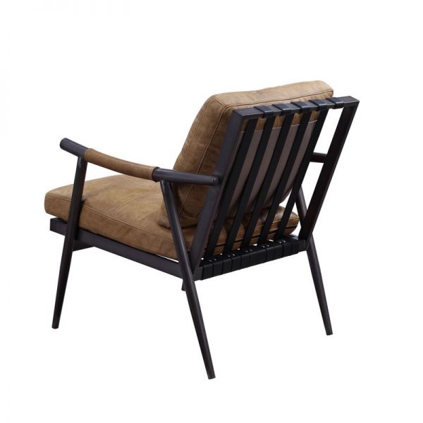 Acme Furniture - Anzan Accent Chair in Chestnut - 59949