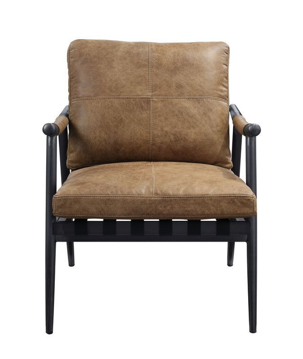 Acme Furniture - Anzan Accent Chair in Chestnut - 59949 - GreatFurnitureDeal