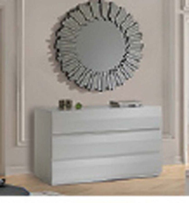 ESF Furniture - Leonor 5 Piece King Storage Bedroom Set in Blue  - LEONORBEDKSBLUE-STORAGE-5SET - GreatFurnitureDeal