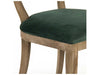 Zentique - Carvell Green Velvet Side Dining Chair - CF282 E272 V093 - GreatFurnitureDeal