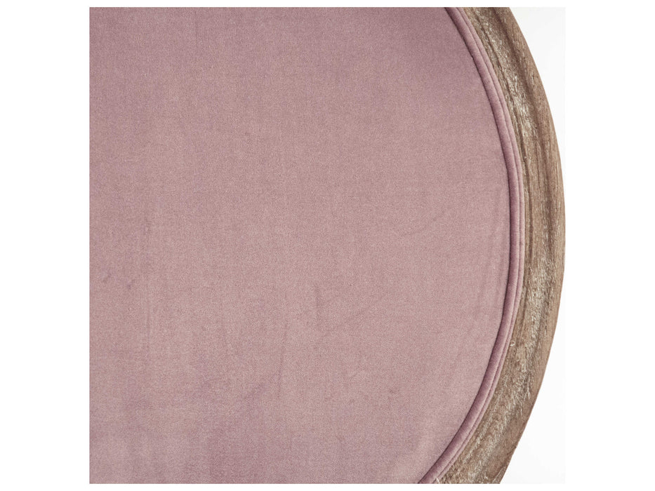 Zentique - Medallion Dusty Rose Velvet Side Dining Chair - B004 E272 V004 - GreatFurnitureDeal