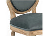 Zentique - Medallion Teal Velvet Side Dining Chair - B004 E272 11909 - GreatFurnitureDeal