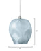 Jamie Young Company - Dimpled Glass Pendant, Large in Cornflower Blue Glass - 5DIMP-LGBL - GreatFurnitureDeal