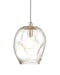 Jamie Young Company - Dimpled Glass Pendant, Large in Clear Glass - 5DIMP-LGCL - GreatFurnitureDeal