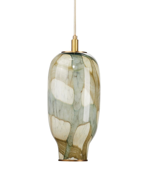 Jamie Young Company - Helen Pendant, Large in Pale Blue Glass - 5HELE-LGPB - GreatFurnitureDeal