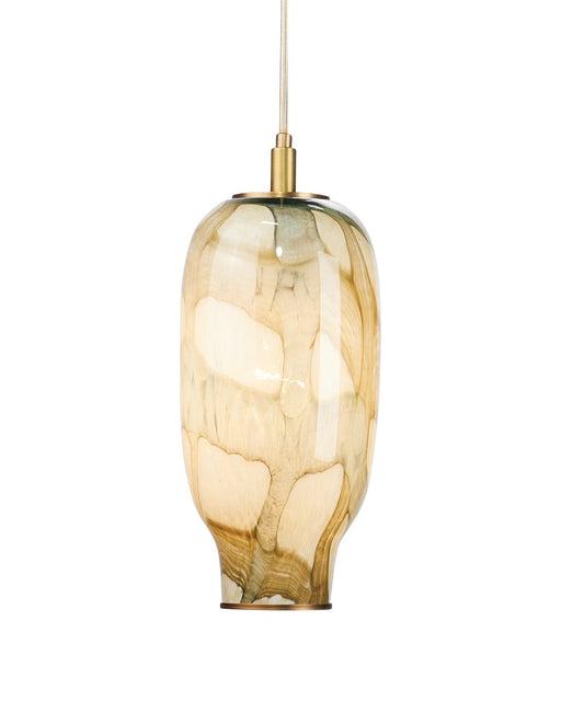 Jamie Young Company - Helen Pendant, Large in Pale Blue Glass - 5HELE-LGPB - GreatFurnitureDeal