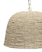 Jamie Young Company - High Tide Pendant in Off White Wood Beads - 5HIGH-PDOW - GreatFurnitureDeal