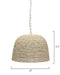 Jamie Young Company - High Tide Pendant in Off White Wood Beads - 5HIGH-PDOW - GreatFurnitureDeal