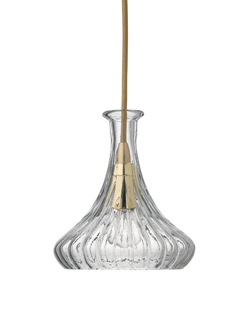 Jamie Young Company - Isabella Carafe Pendant in Clear Glass with Brass Hardware - 5ISAB-CLBR - GreatFurnitureDeal