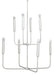 Jamie Young Company - Mercer Two Tier Chandelier in White Gesso - 5MERC-CHWH