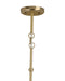 Jamie Young Company - Nara Pendant in Clear Glass w- Antique Brass Hardware - 5NARA-CLAB - GreatFurnitureDeal