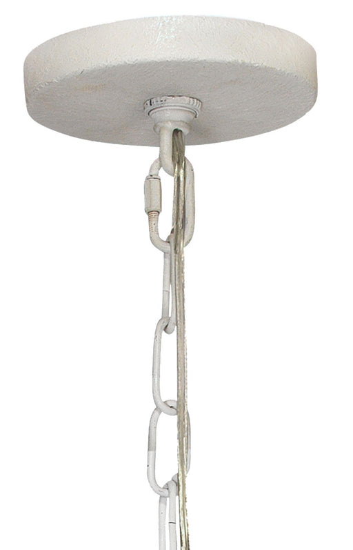 Jamie Young Company - Petals Chandelier in White Gesso - 5PETA-CHWH - GreatFurnitureDeal