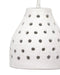 Jamie Young Company - Medium Porous Pendant in Textured Matte White Ceramic - 5PORO-MDWH - GreatFurnitureDeal