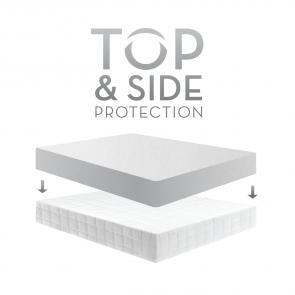 Malouf - Five Sided Smooth Twin Mattress Protector - SL0PTT5P - GreatFurnitureDeal
