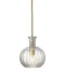 Jamie Young Company - Sophia Carafe Pendant in Clear Glass with Brass Hardware - 5SOPH-CLBR - GreatFurnitureDeal