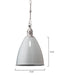 Jamie Young Company - Tavern Pendant in Grey Metal - 5TAVE-PDGR - GreatFurnitureDeal