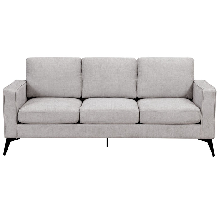 GFD Home -[VIDEO provided] [New]Modern 3-Piece Sofa Sets with Sturdy Metal Legs,Chenille Upholstered Couches Sets Including 3-Seat Sofa, Loveseat and Single Chair for Living Room Furniture Set (1+2+3 Seat) - GreatFurnitureDeal