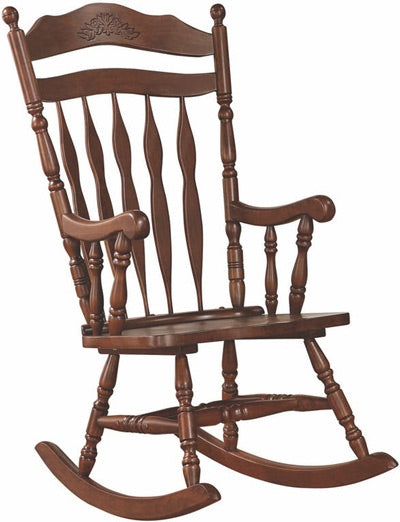 Coaster Furniture - Medium Brown Rocking Chair - 600187 - GreatFurnitureDeal