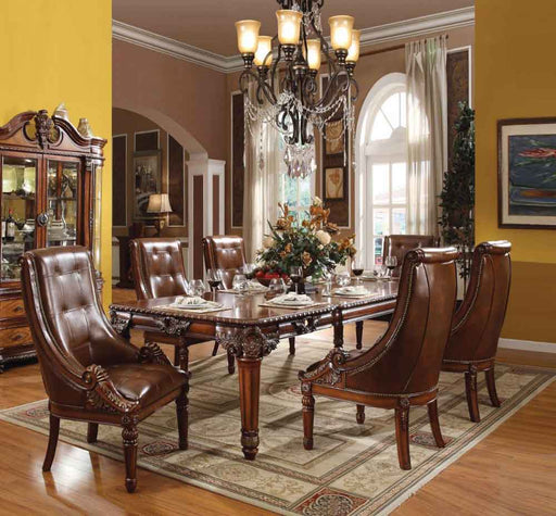 Acme Furniture - Winfred 5 Piece Dining Room Set in Cherry - 60075-5SET - GreatFurnitureDeal