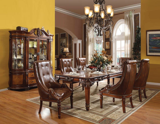 Acme Furniture - Winfred 7 Piece Dining Room Set in Cherry - 60075-7SET - GreatFurnitureDeal