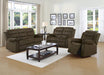 Coaster Furniture - Rodman Chocolate Reclining Sofa - 601881