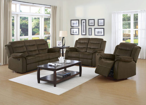 Coaster Furniture - Rodman Chocolate Reclining Sofa - 601881 - GreatFurnitureDeal