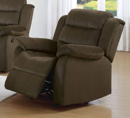 Coaster Furniture - Rodman Chocolate Glider Recliner - 601883 - GreatFurnitureDeal
