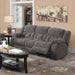 Coaster Furniture - Weissman Charcoal Reclining Sofa - 601921