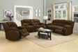 Coaster Furniture - Weissman 2 Piece Sofa Set in Chocolate - 601924-S2