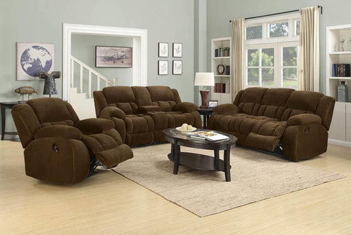 Coaster Furniture - Weissman 2 Piece Sofa Set in Chocolate - 601924-S2 - GreatFurnitureDeal