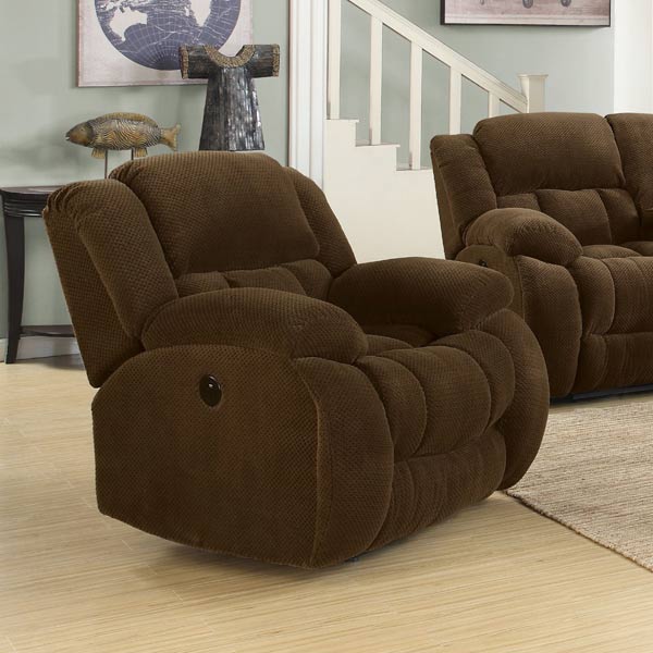 Coaster Furniture - Weissman Brown Glider Recliner - 601926 - GreatFurnitureDeal