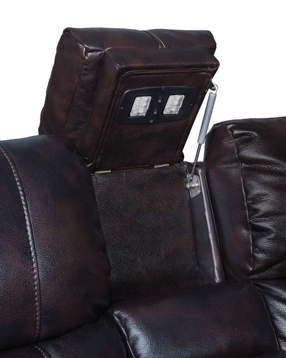 Coaster Furniture - Willemse Dark Brown Reclining Sofa - 601931 - GreatFurnitureDeal
