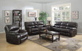 Coaster Furniture - Willemse Dark Brown Reclining Sofa - 601931 - GreatFurnitureDeal