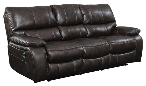 Coaster Furniture - Willemse Dark Brown Reclining Sofa - 601931