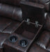 Coaster Furniture - Willemse Dark Brown Reclining Loveseat - 601932