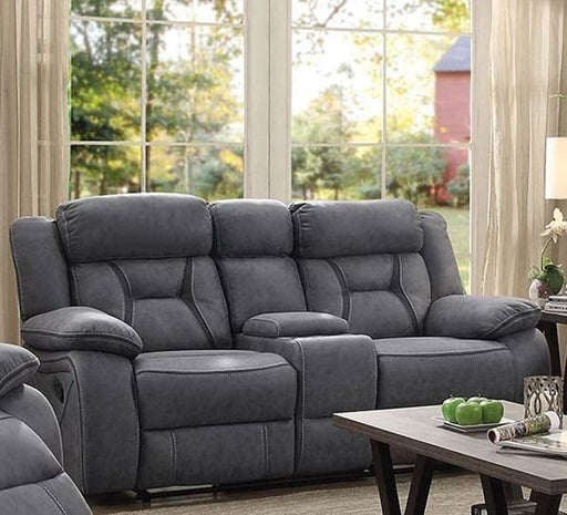 Coaster Furniture - Houston Stone Reclining Loveseat With Console - 602262 - GreatFurnitureDeal