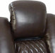 Coaster Furniture - Delangelo Motion Brown Power Reclining Loveseat - 602305P - GreatFurnitureDeal