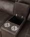 Coaster Furniture - Brixton Glider Motion Loveseat With Console in Buckskin Brown - 602442 - GreatFurnitureDeal