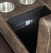 Coaster Furniture - Brixton Glider Motion Loveseat With Console in Buckskin Brown - 602442 - GreatFurnitureDeal