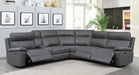 Coaster Furniture - Albany 6 Piece Power Headrest Sectional in Grey - 603270PP - GreatFurnitureDeal