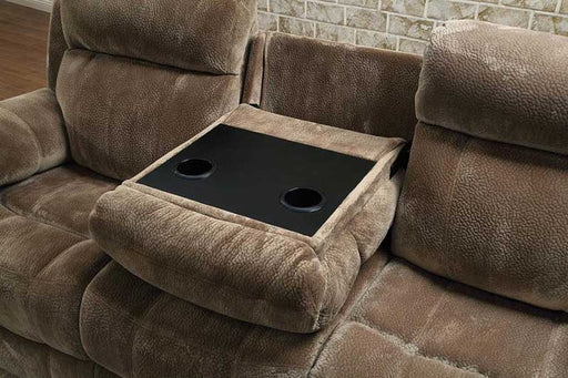 Coaster Furniture - Myleene 3 Piece Reclining Living Room Set in Mocha - 603031-S3 - GreatFurnitureDeal