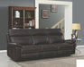 Coaster Furniture - Albany Brown Power Reclining Sofa With Power Headrest - 603291PP