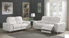 Coaster Furniture - Largo 2 Piece White Power Reclining Living Room Set - 603394P-S2