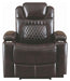 Coaster Furniture - Korbach Espresso Power Recliner With Power Headrest - 603413PP - GreatFurnitureDeal