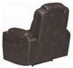 Coaster Furniture - Korbach Espresso Power Recliner With Power Headrest - 603413PP