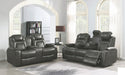 Coaster Furniture - Korbach 3 Piece Charcoal Power Reclining Power Headrest Living Room Set - 603414PP-S3